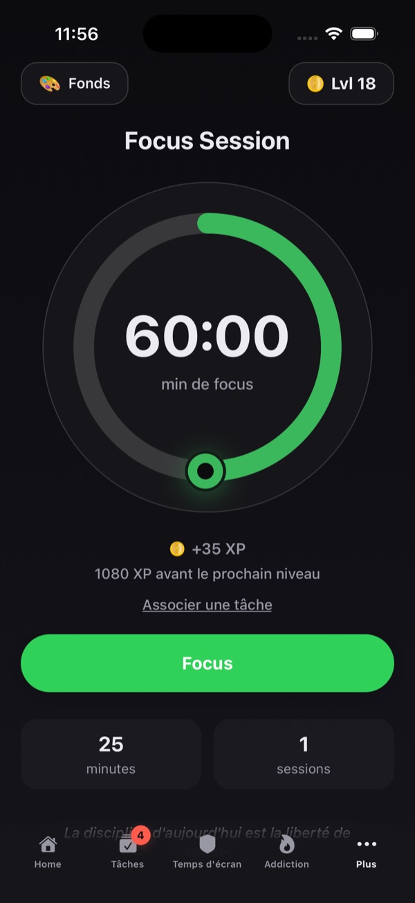 Sessions de focus